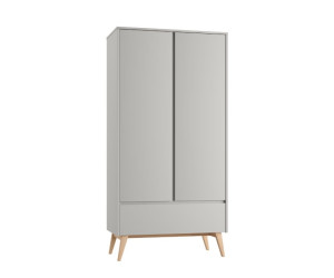 Drēbju skapis ar 2 durvīm (Classy Gray kolekcija) Drēbju skapis ar 2 durvīm (Classy Gray kolekcija)